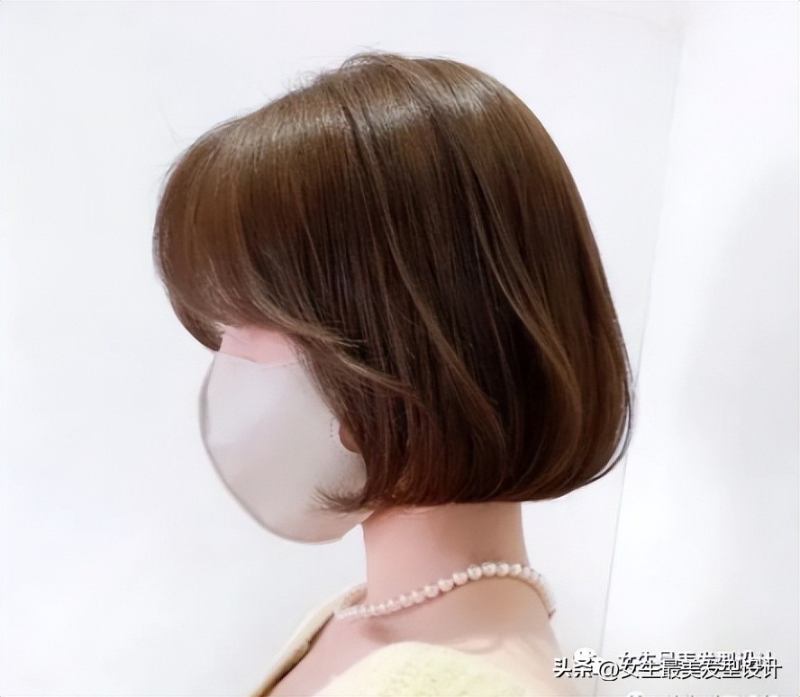 烫短发内扣的步骤,烫外翻内扣卷发教程短发