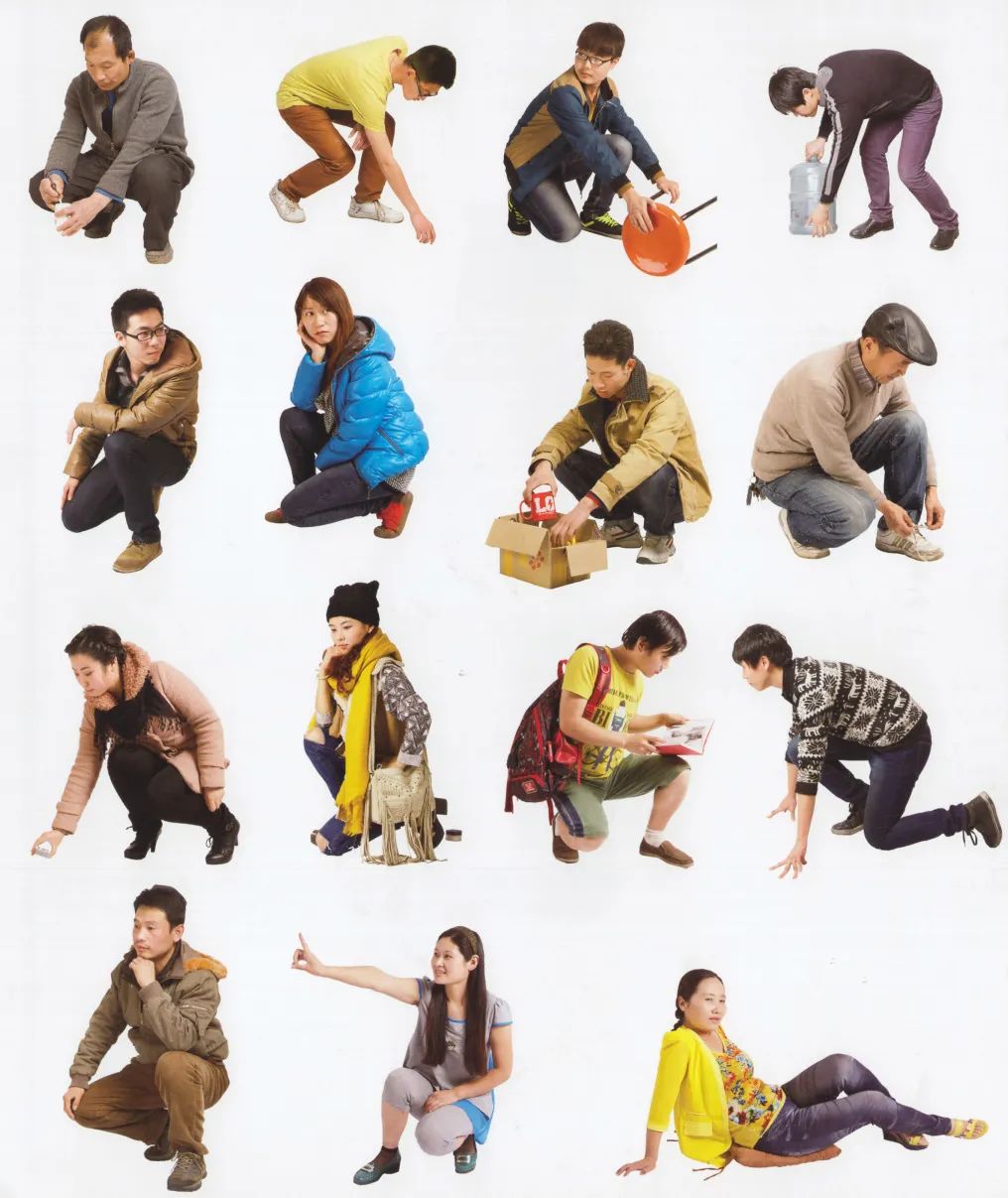 速写人物素材100例,速写照片1000例