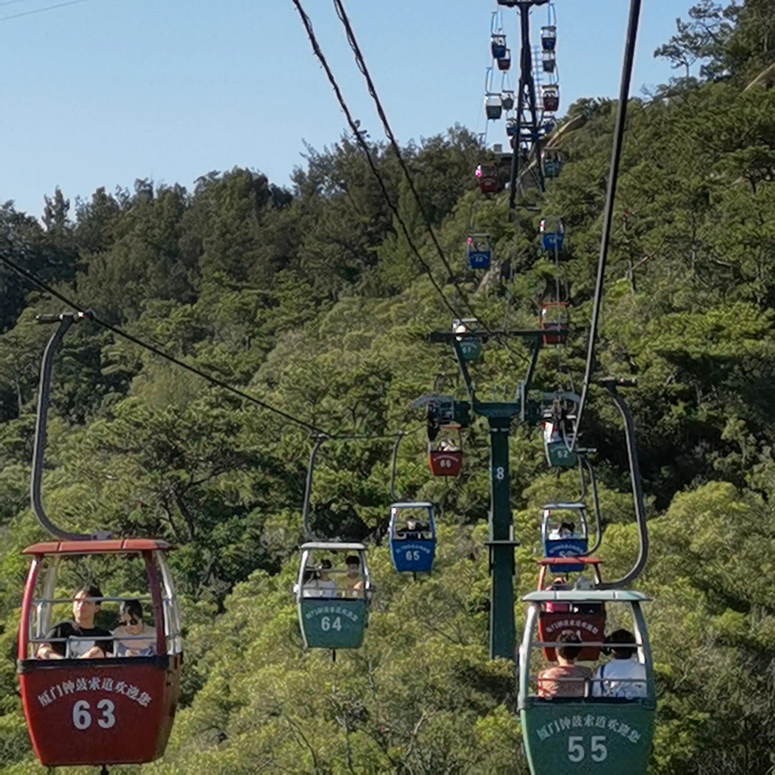 钟鼓索道起点和终点在不在一起,厦门钟鼓索道5d