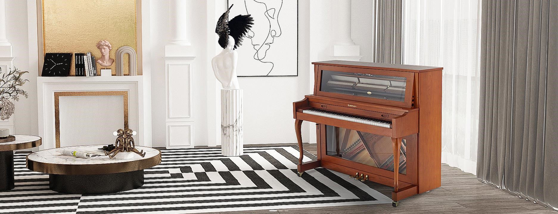 鲍德温钢琴s型属于什么档次,鲍德温三角钢琴对比雅马哈