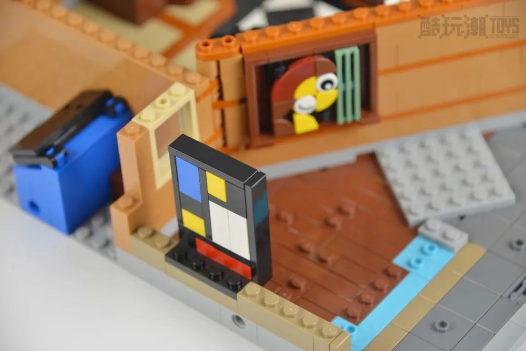 乐高街景巴黎转角内部细节,乐高转角精品酒店开箱视频