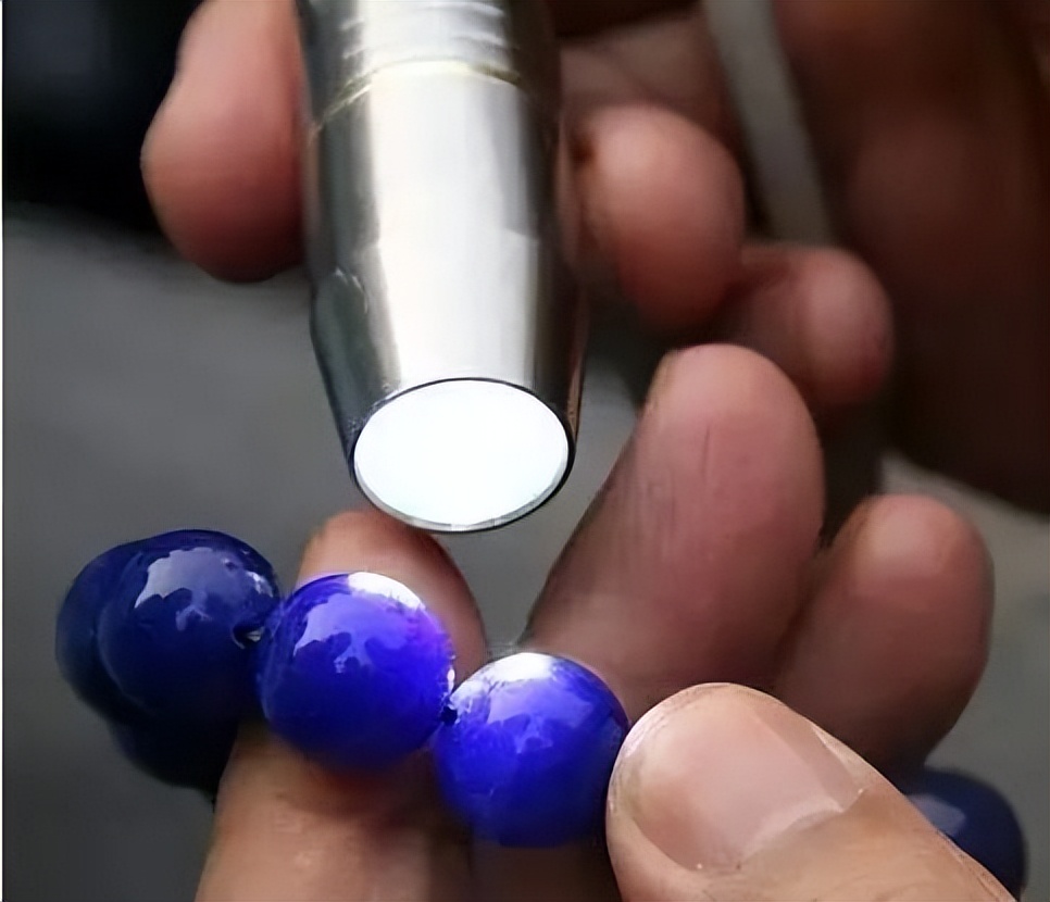 青金石手链鉴定真假,鉴别真假青金石手串