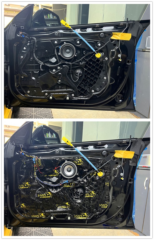 大白鲨隔音+诗芬尼音响：宝马525音质焕新，享受极致驾驶乐趣！