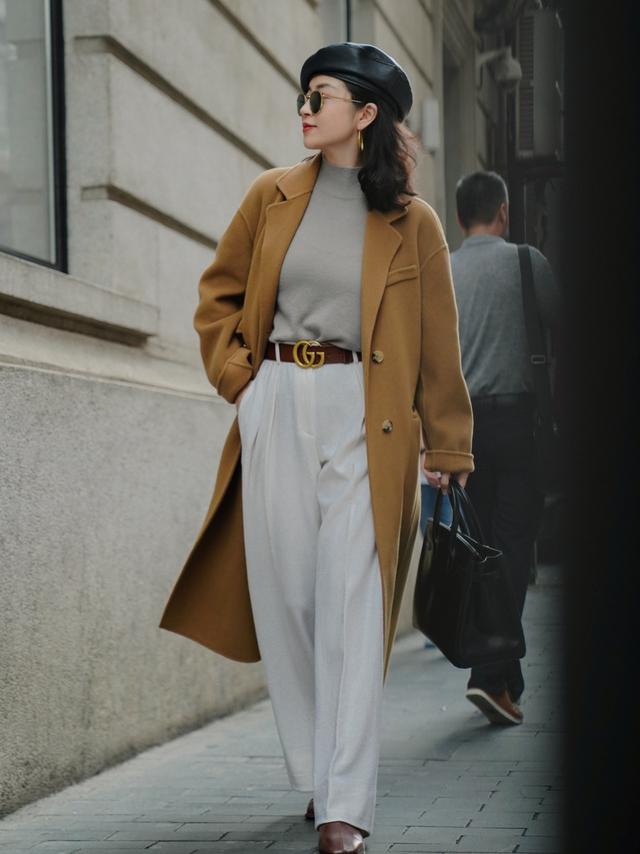 驼色大衣怎么搭好看40岁,驼色大衣搭配各种穿法