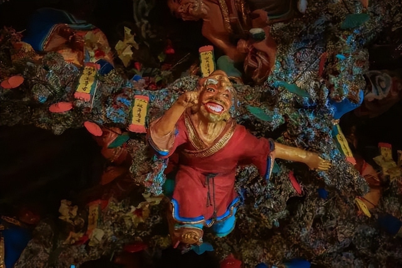 五台山一日游黛螺顶和五爷庙,来到五台山景区佛华山庄五爷庙