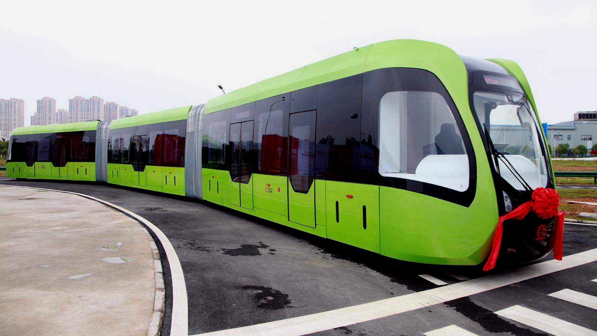 中国新型无轨火车,中国研发最快的火车