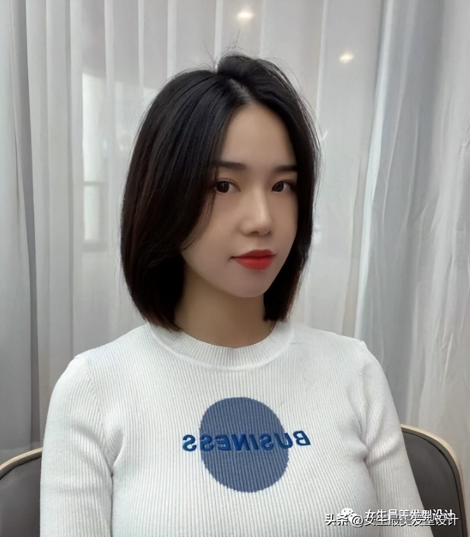 高冷齐肩发又酷又飒图片,超a超飒的女生齐肩短发