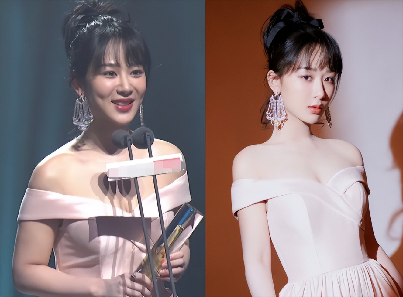 10位颜值巅峰的女星今昔对比,十位素颜女星前后对比