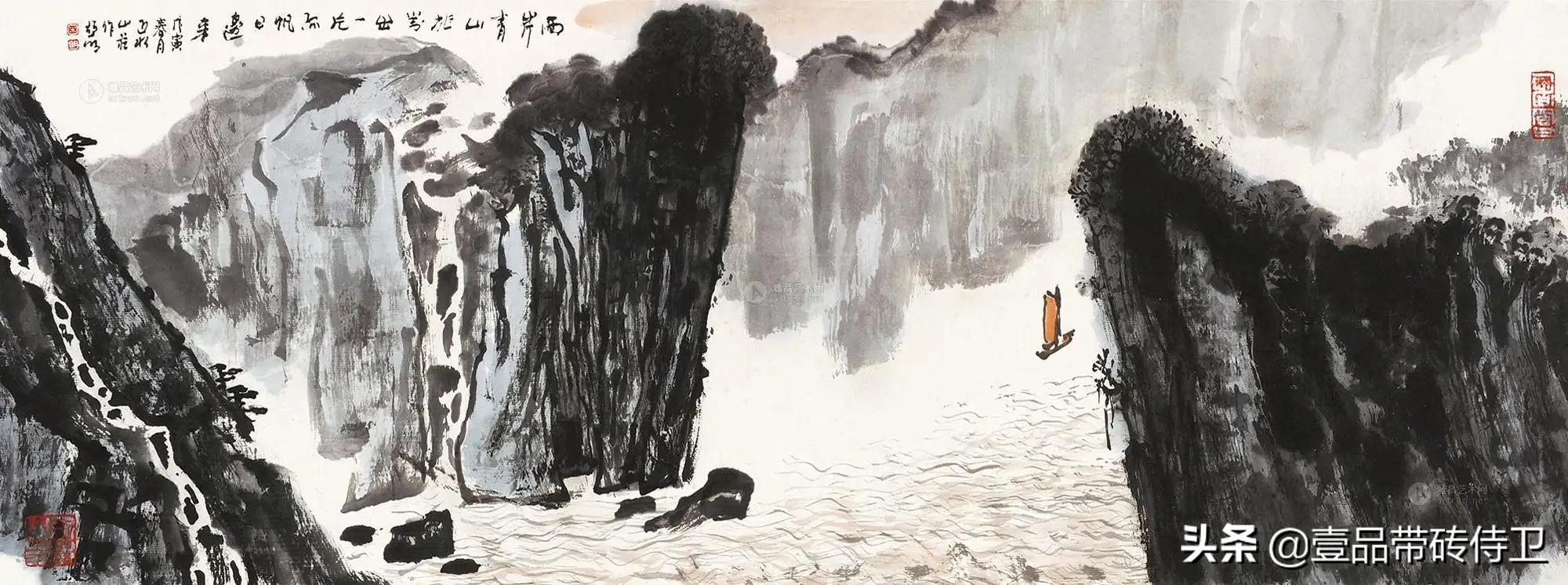 李白写的望天门山诗,李白的望天门山赏析