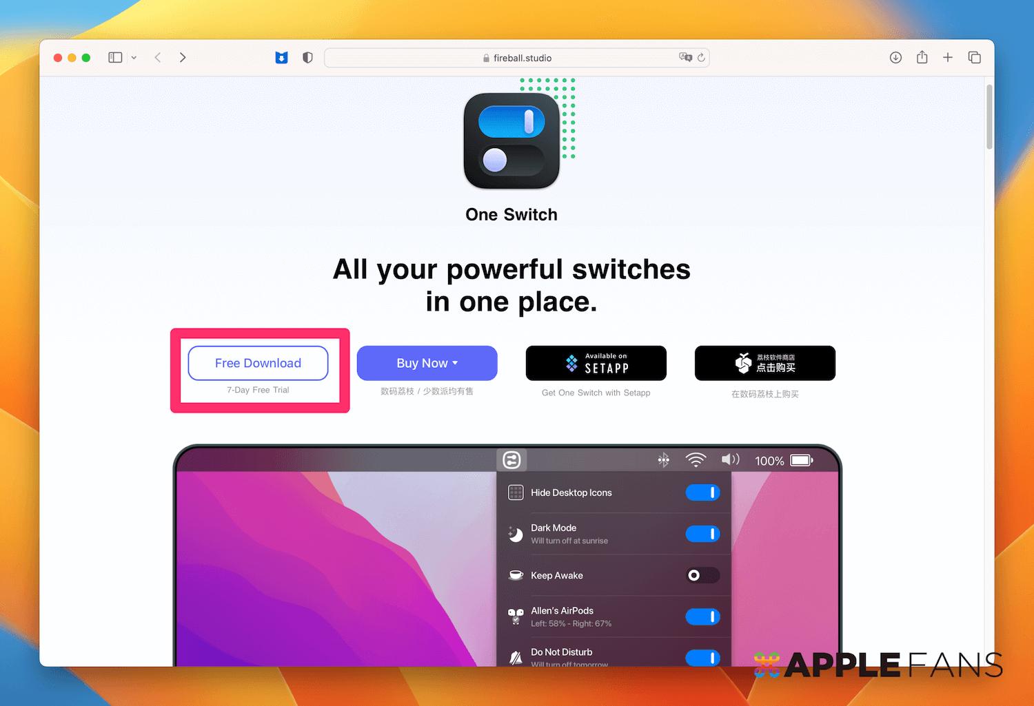 macos触控切换应用,macos系统便捷功能