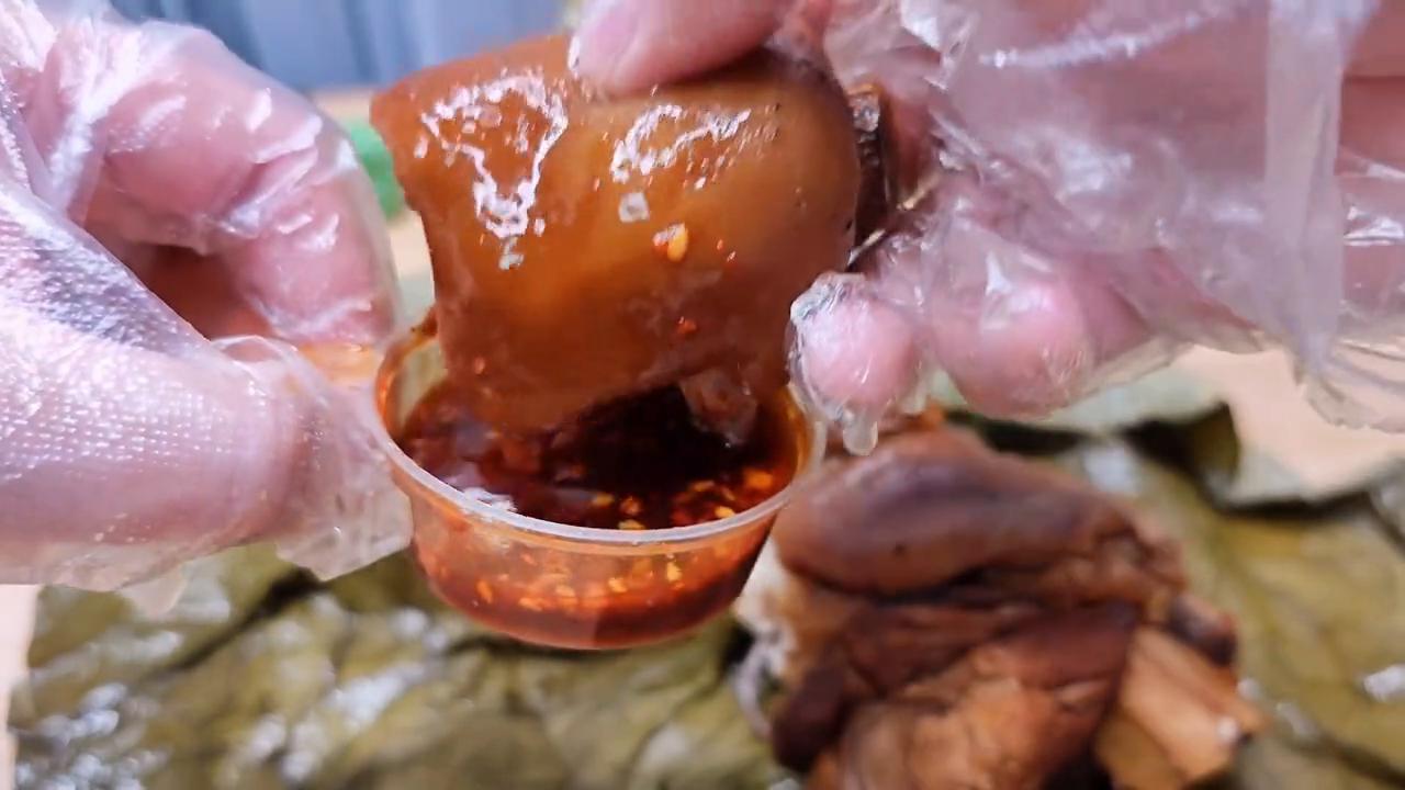 郭女侠猪肘子,郭女侠叫花鸡福清龙田店