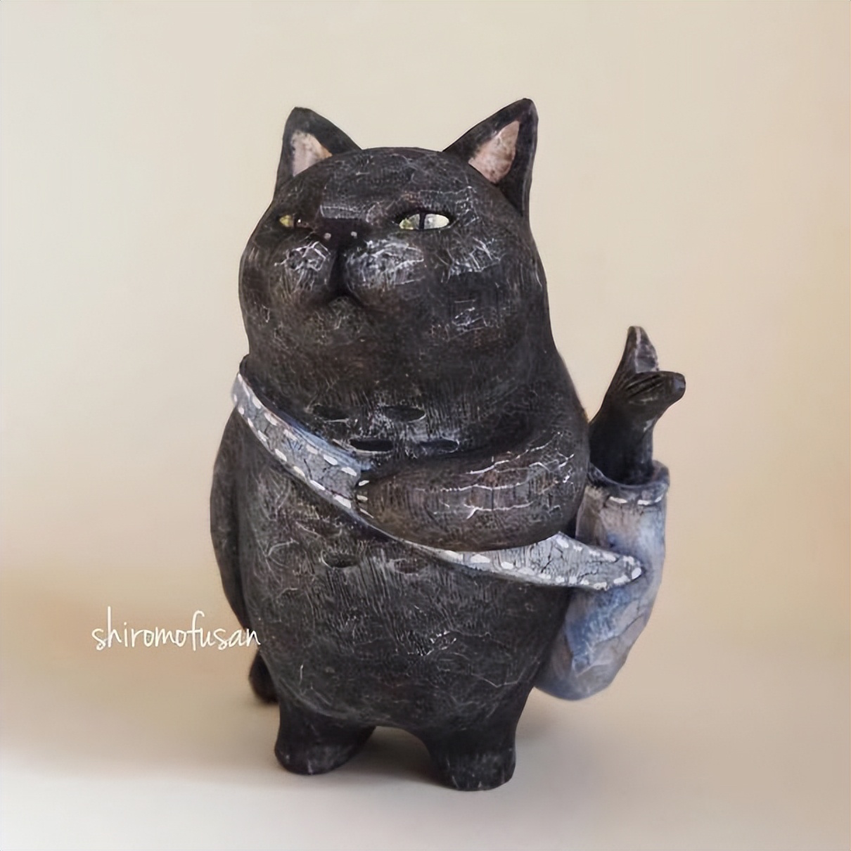 日本艺术家木雕猫,日本木雕猫艺术家