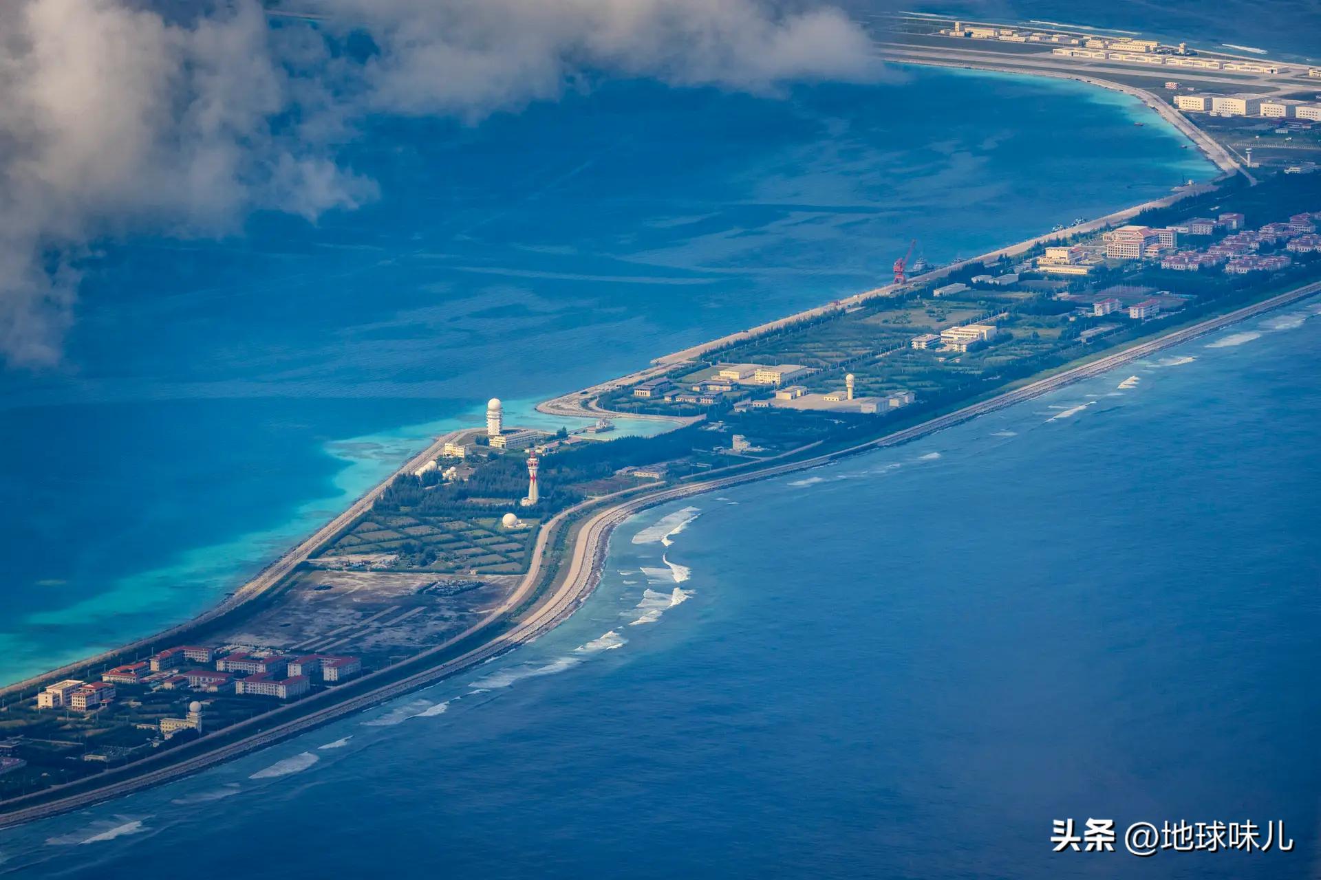 美济岛南海第一大岛发展潜力巨大,南沙群岛美济岛