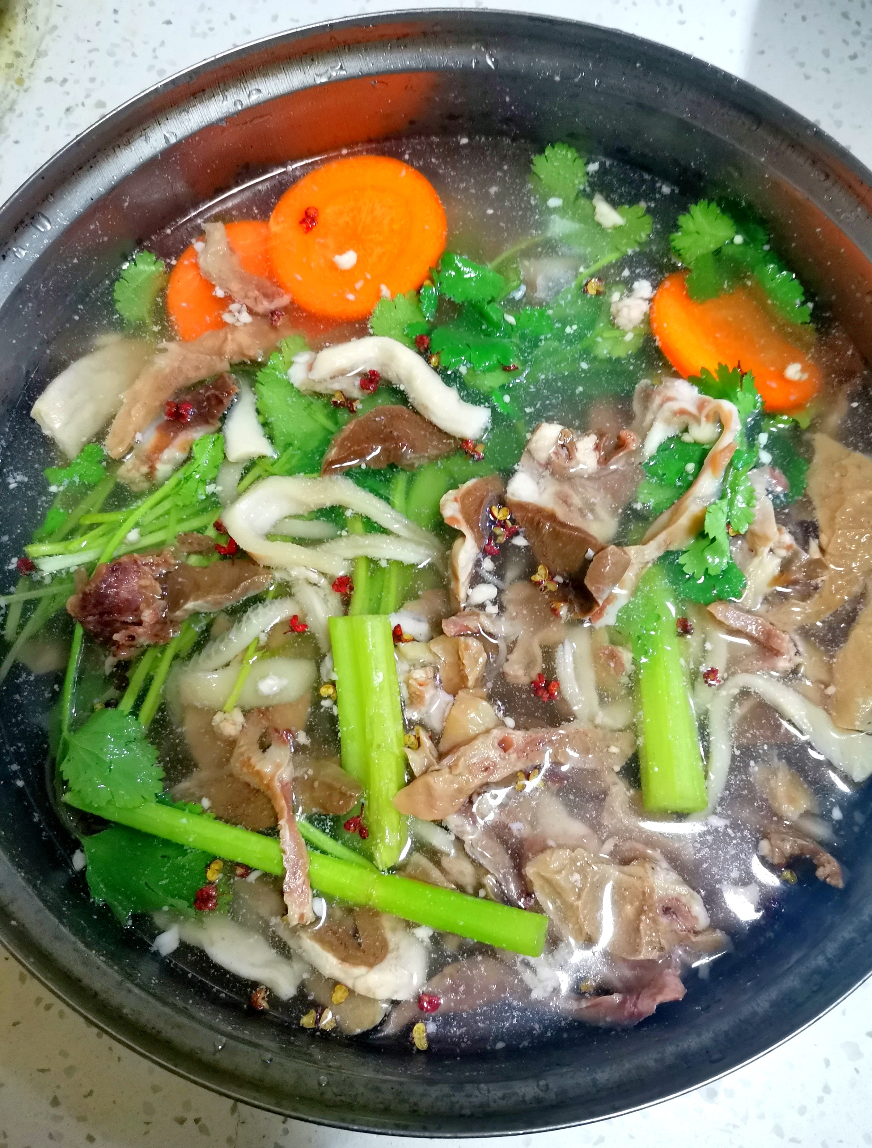 特色羊肉羊杂砂锅,麻辣羊肉羊杂煲