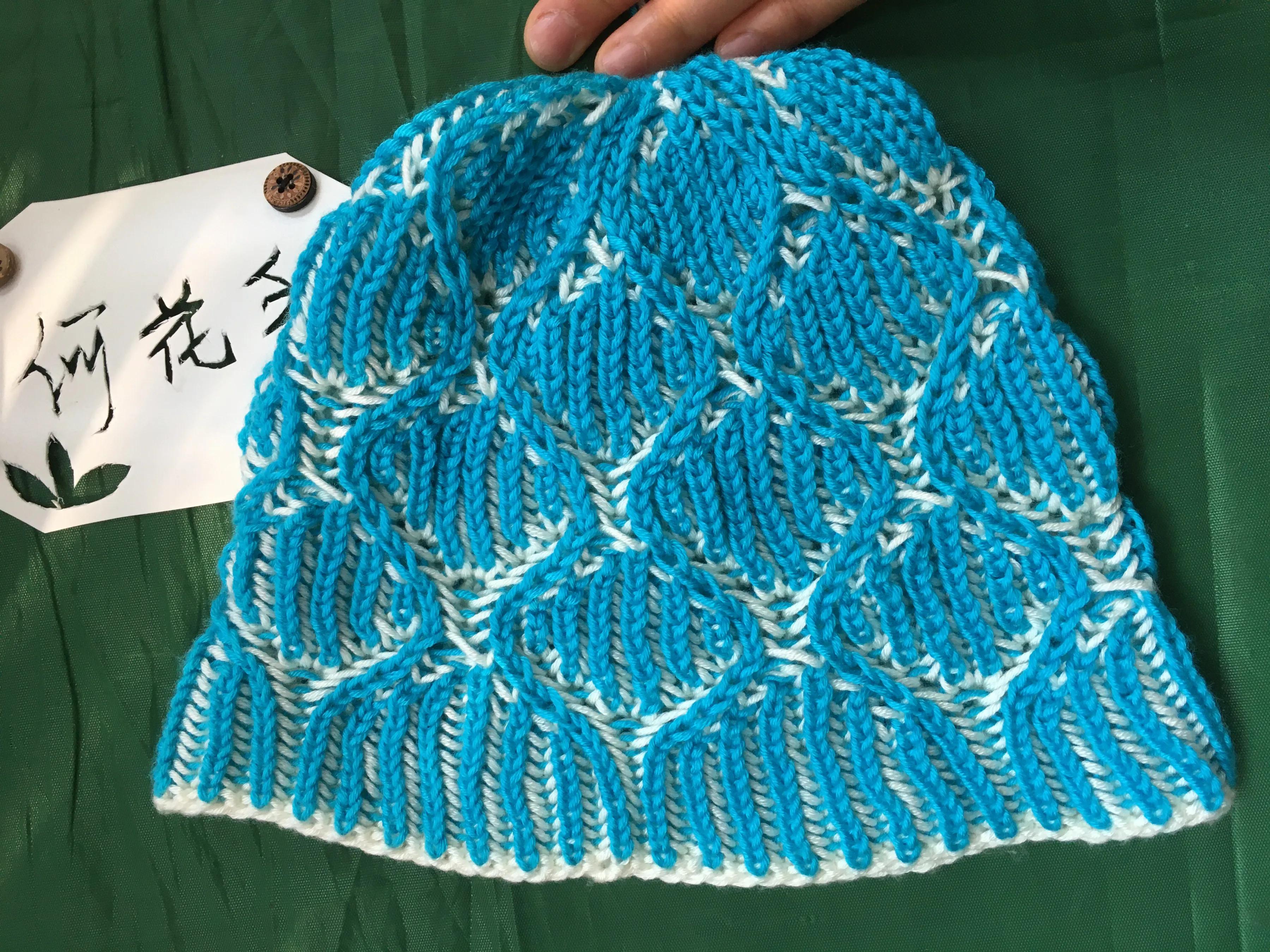 新款八字版灯笼花样,灯笼帽子编织教程大全视频