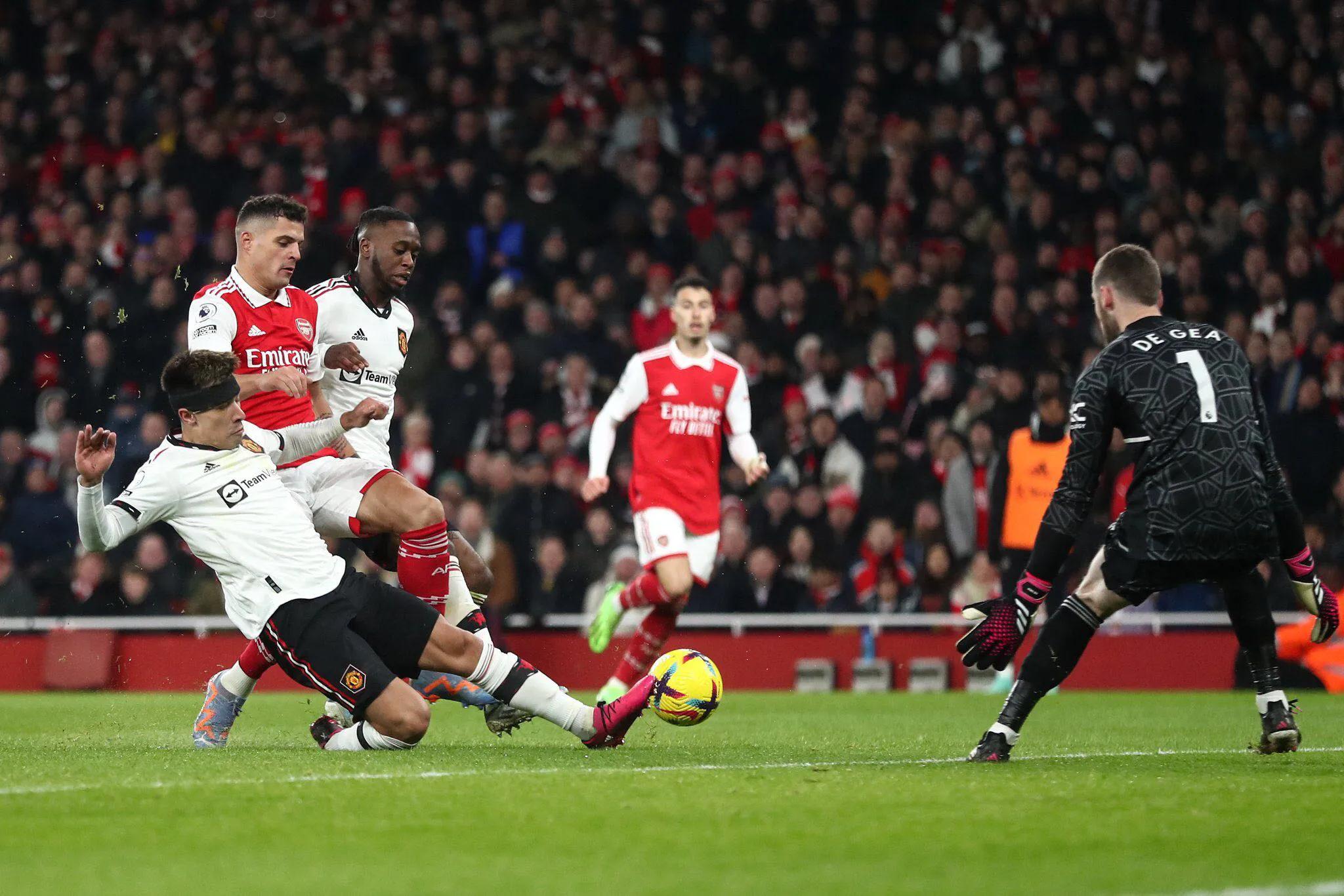 曼联被阿森纳绝杀,曼联对阿森纳利马表现