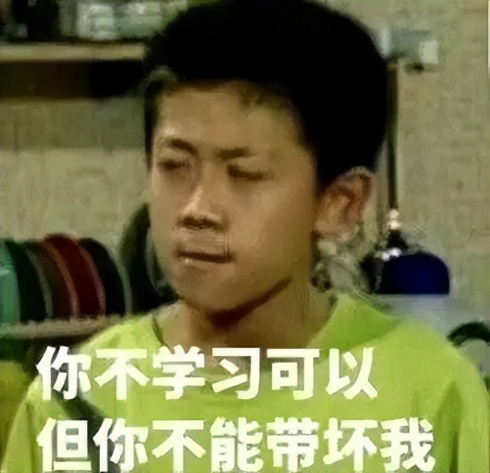 高中生表情包：学习使我妈快乐