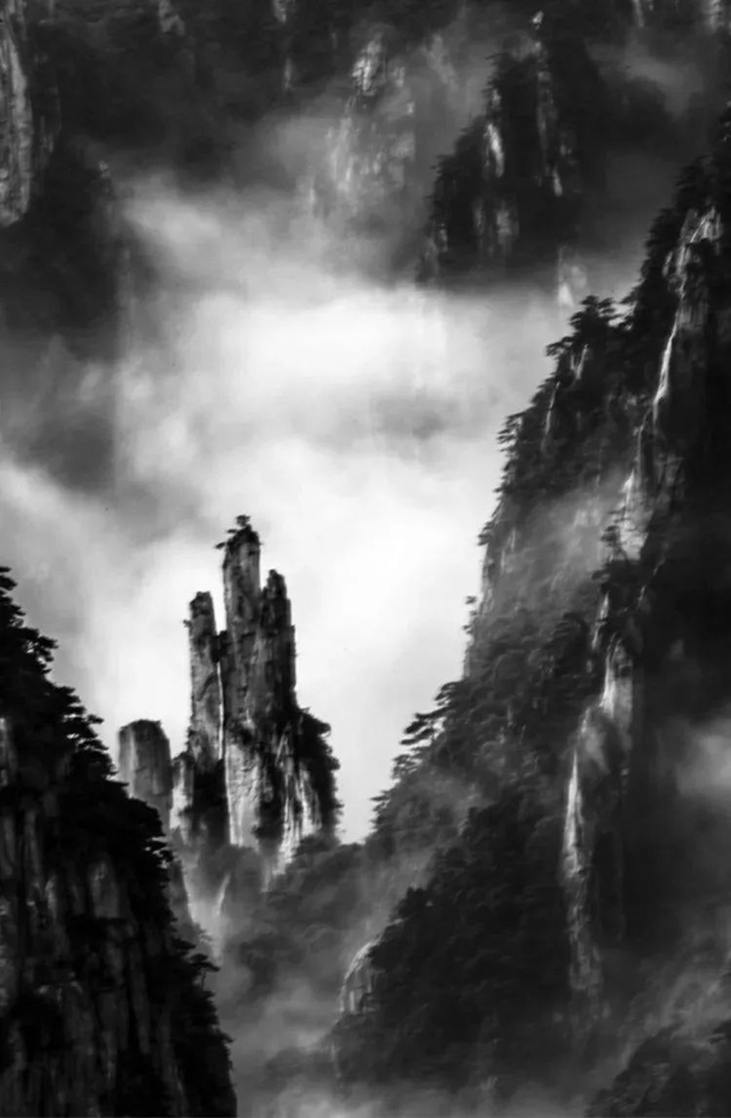 黄山日出自然人文地理摄影,黄山冬雪冬景