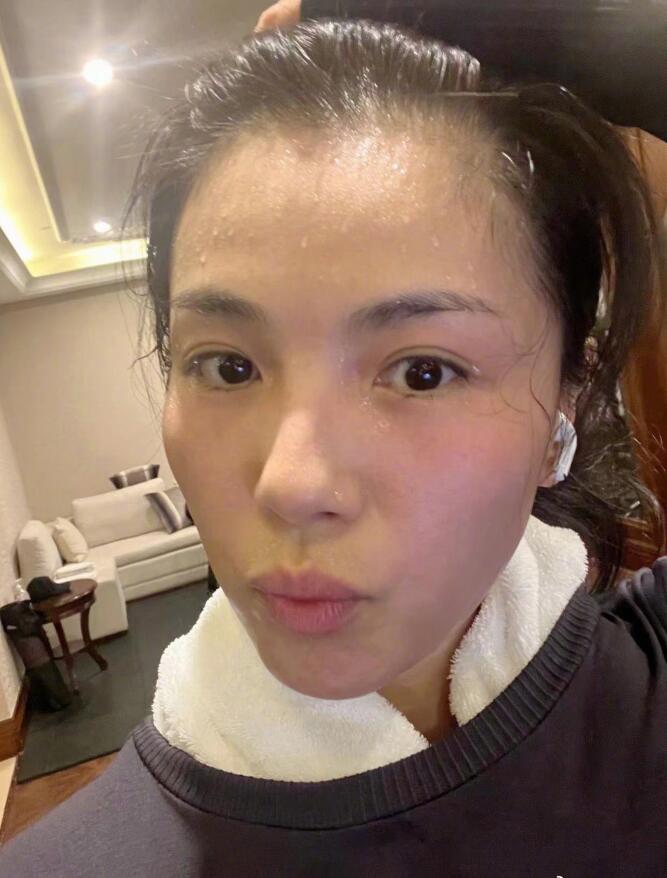 刘涛健身跑步,刘涛跑步的照片