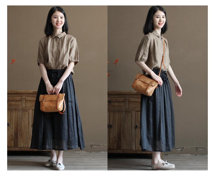 亚麻极简穿搭高级感,亚麻风格穿搭女生
