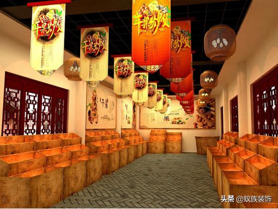 干果炒货店装修风格,炒货店新手装修