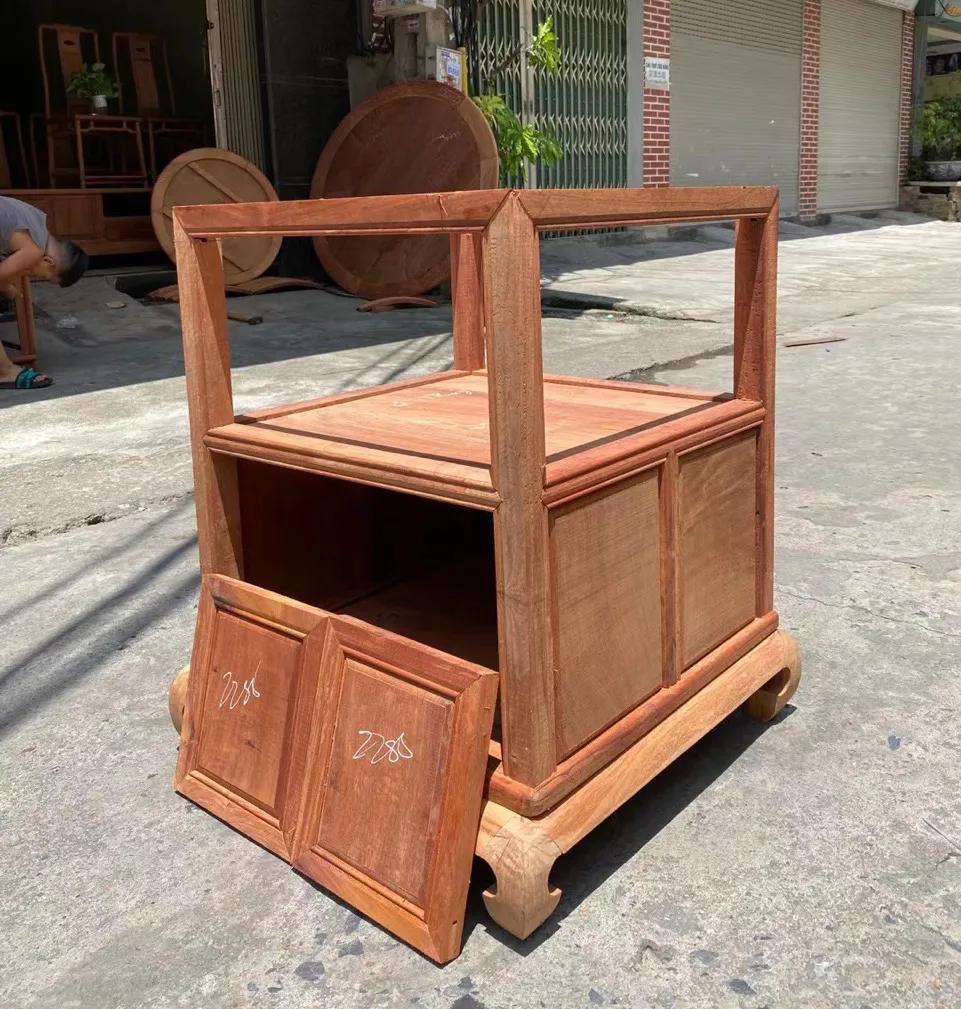 厦门缅甸花梨木餐桌种类,缅甸花梨圆餐桌