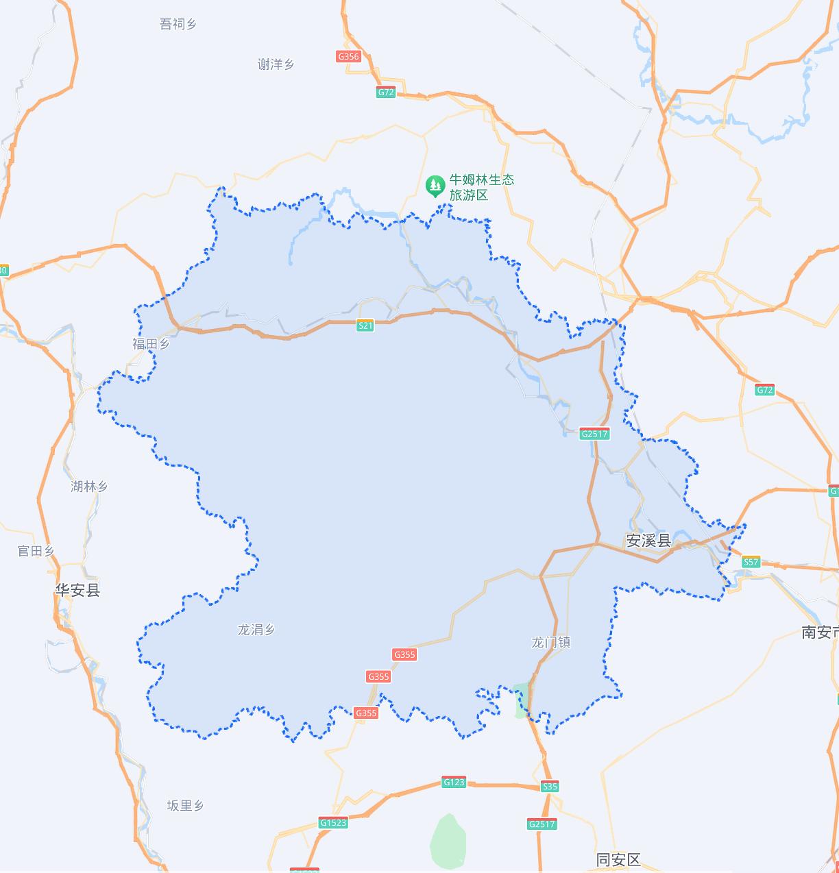 安溪地理,安溪县地理图