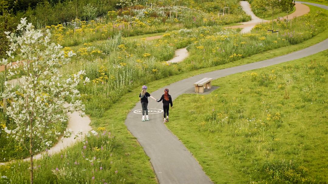 【运动社区】英国北约克郡Sowerby村打造的新公园