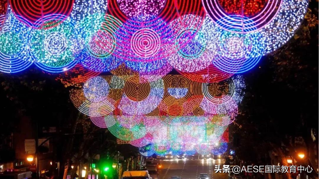 狂欢节西班牙马德里,西班牙马德里的元旦观灯节