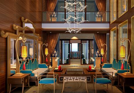 楼顶凹字型别墅图片,凸形中式别墅图片大全