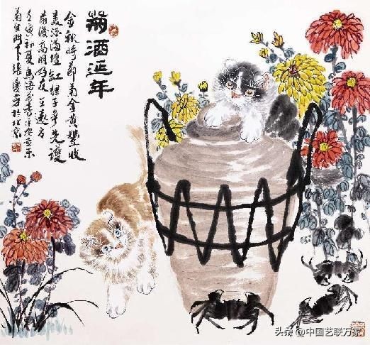 白石虾的作品欣赏,百岁绘画大师齐白石