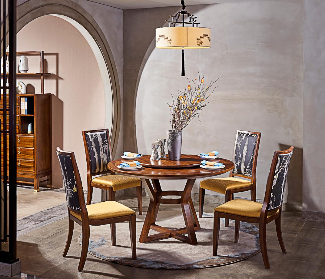 新中式实木餐桌品牌,新中式餐桌品牌推荐