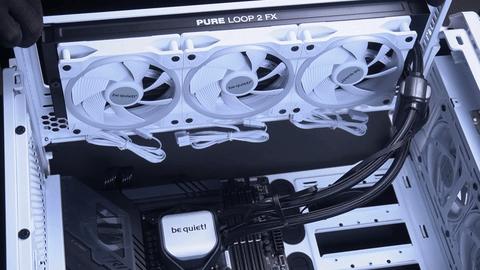 新风扇就是好，德静界Lightwingswhite，白色RGB秀起来