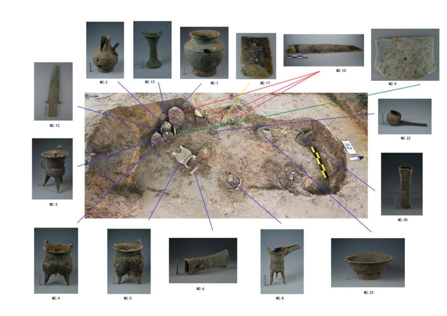 2022河南考古新发现丨郑州商城发现商文化首件“金泡”服饰