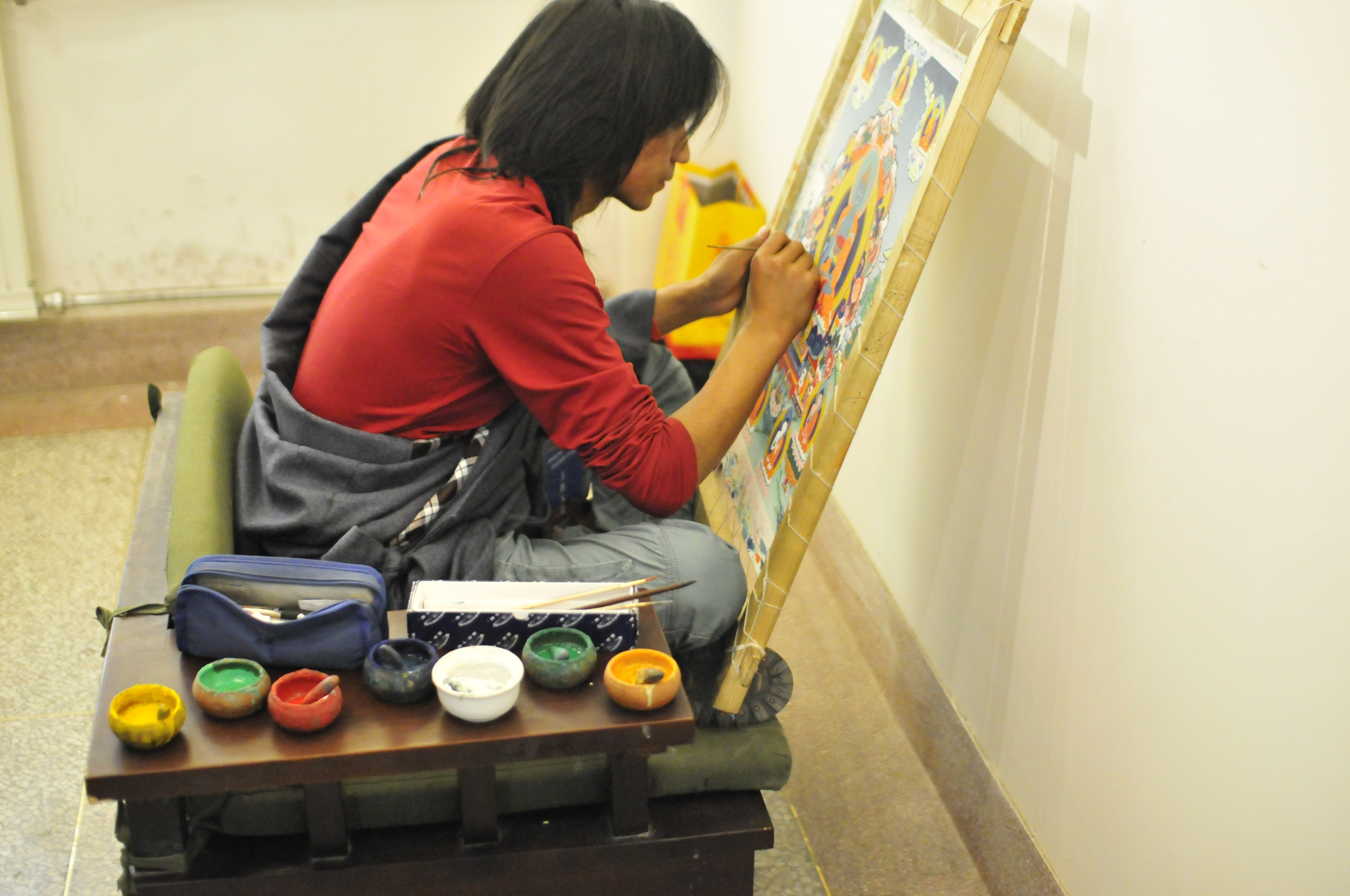 藏族人拜佛的唐卡,藏区最多用的唐卡