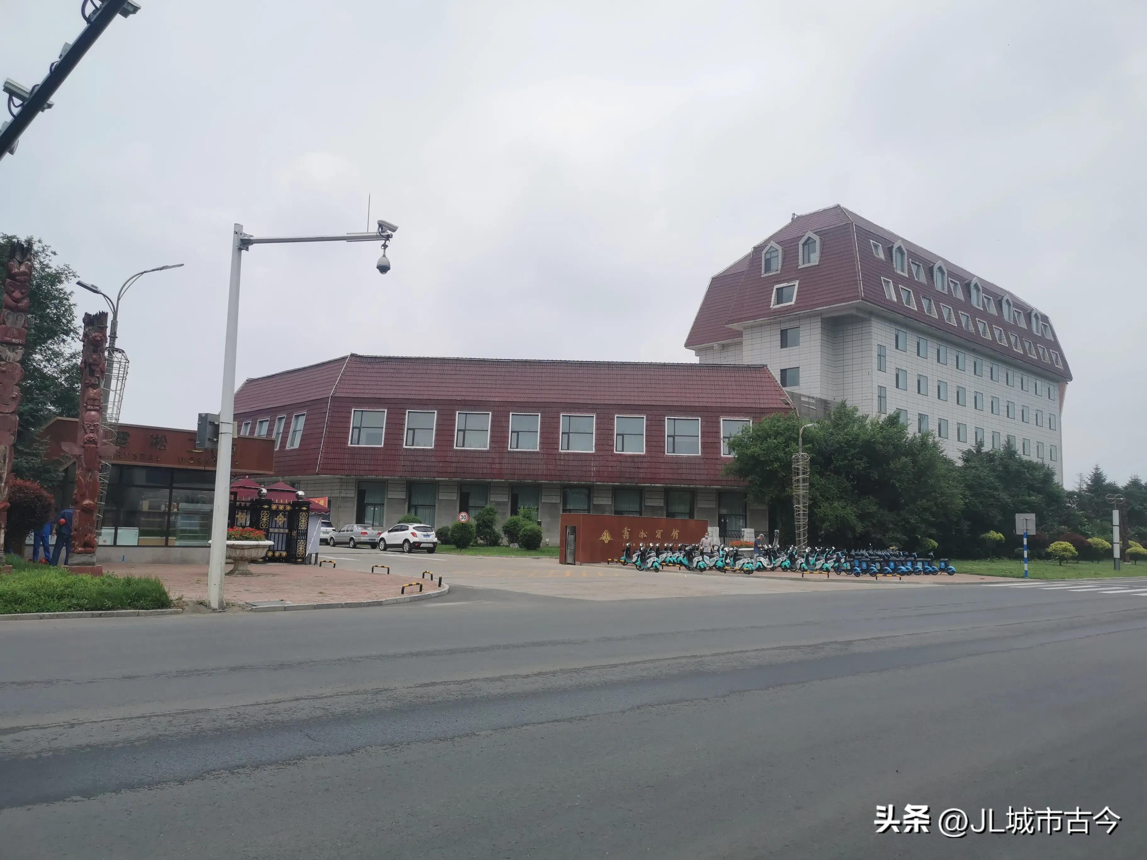 吉林市龙潭山宾馆,吉林市雾凇宾馆看雾凇