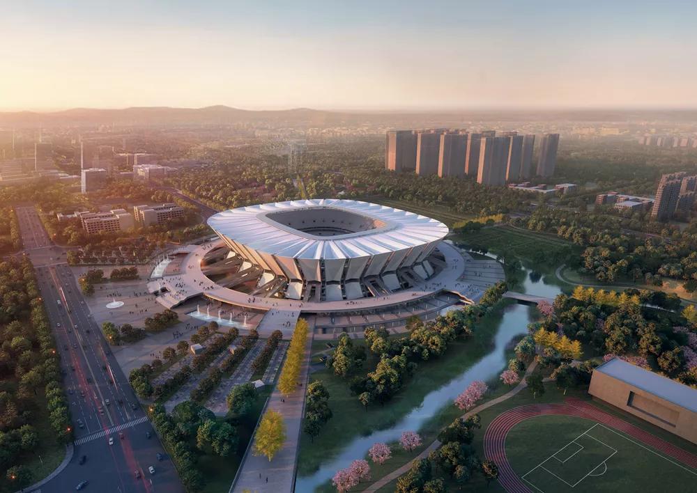 昆山专业足球场建设最新视频,苏州昆山专业足球场