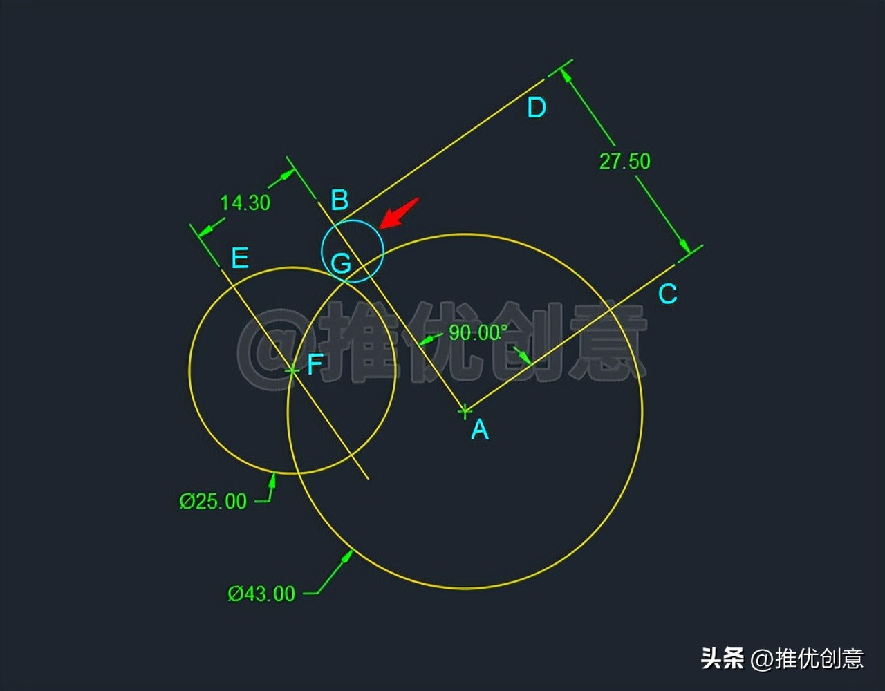 cad制图两个圆相切怎么画,cad制图两圆相切的画法