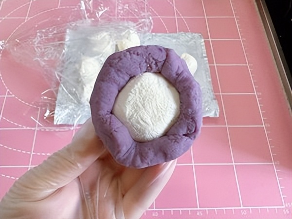 低卡芋泥肉松月饼,低卡芋泥奶茶做法