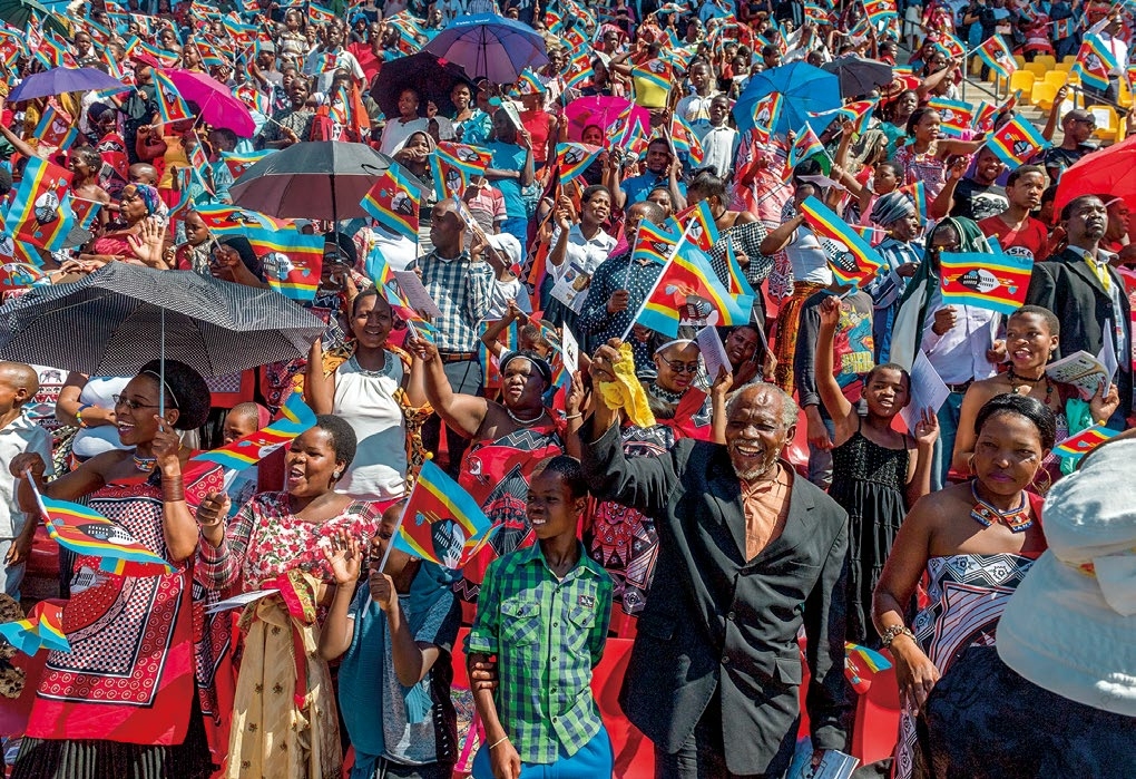 非洲斯威士兰首都街景,非洲国家斯威士兰