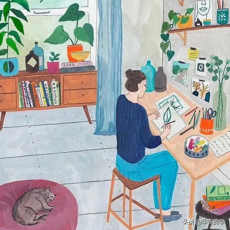 小众插画头像,分享给大家一组我的原创插画头像