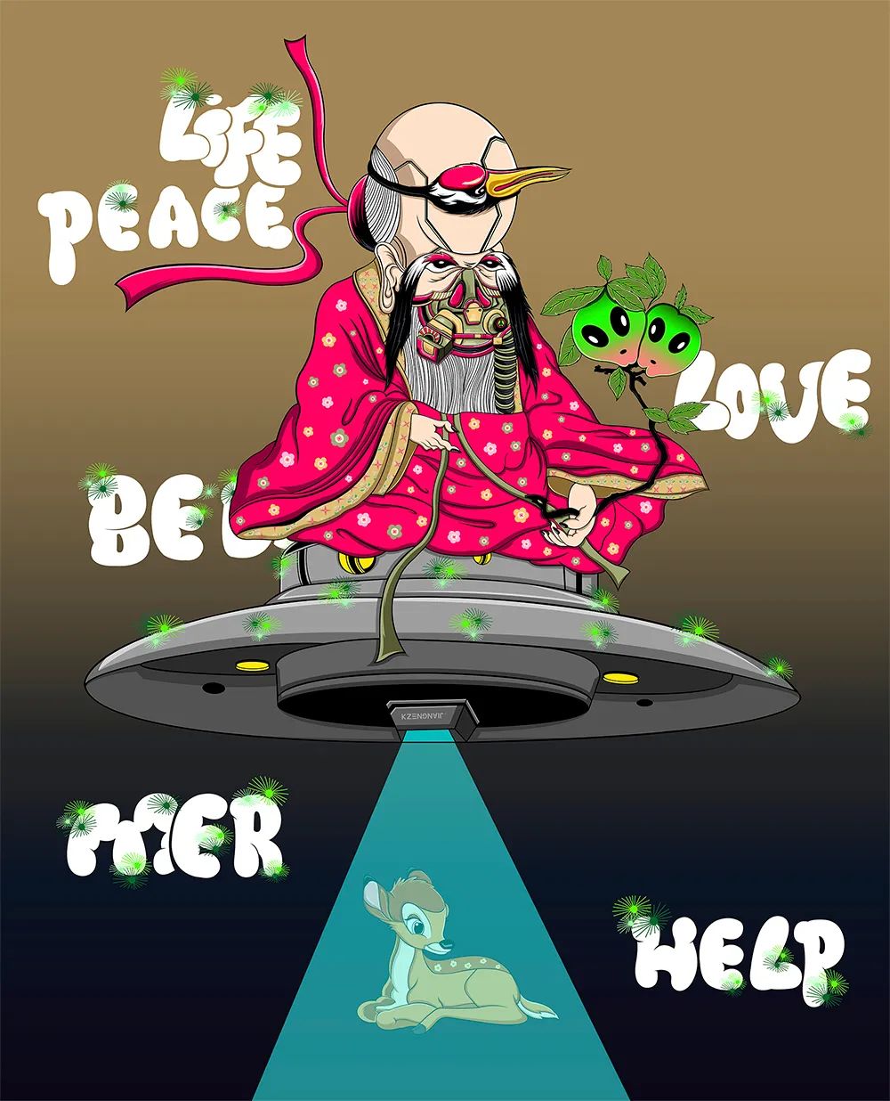 KzengJiang：连接传统与现代间的“东方浮世绘”「中国风艺术家」