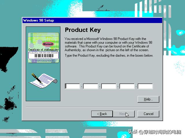穿越时间·非原版，硬件不对应情况下的IBMWindows98系统恢复