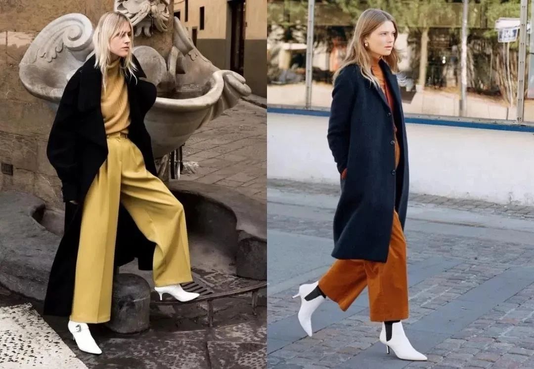 大衣下半身穿搭保暖又好看,大衣里面穿什么内搭最好最保暖