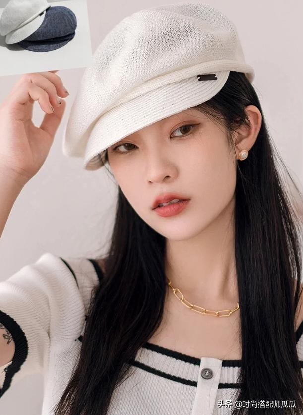 戴着帽子好时髦,戴什么帽子显脸小又减龄