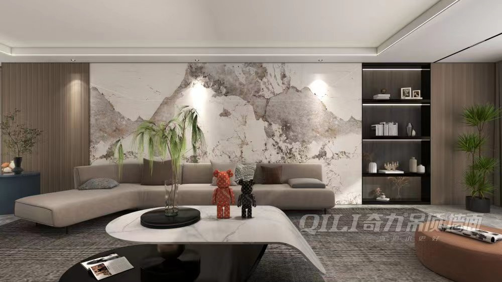 网红客厅沙发背景墙挂画现代简约,如何设计客厅沙发背景