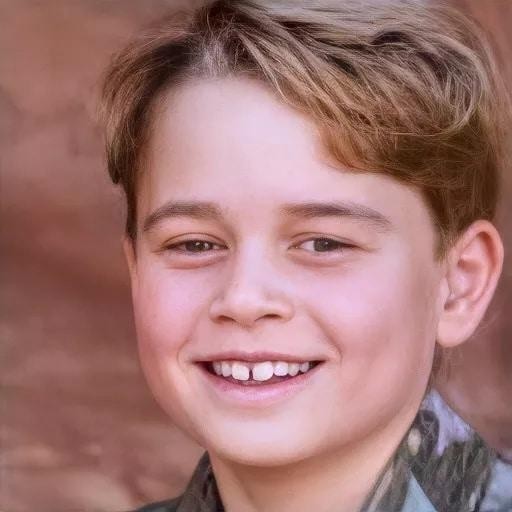 乔治小王子18岁照片出炉,乔治小王子小时候穿搭