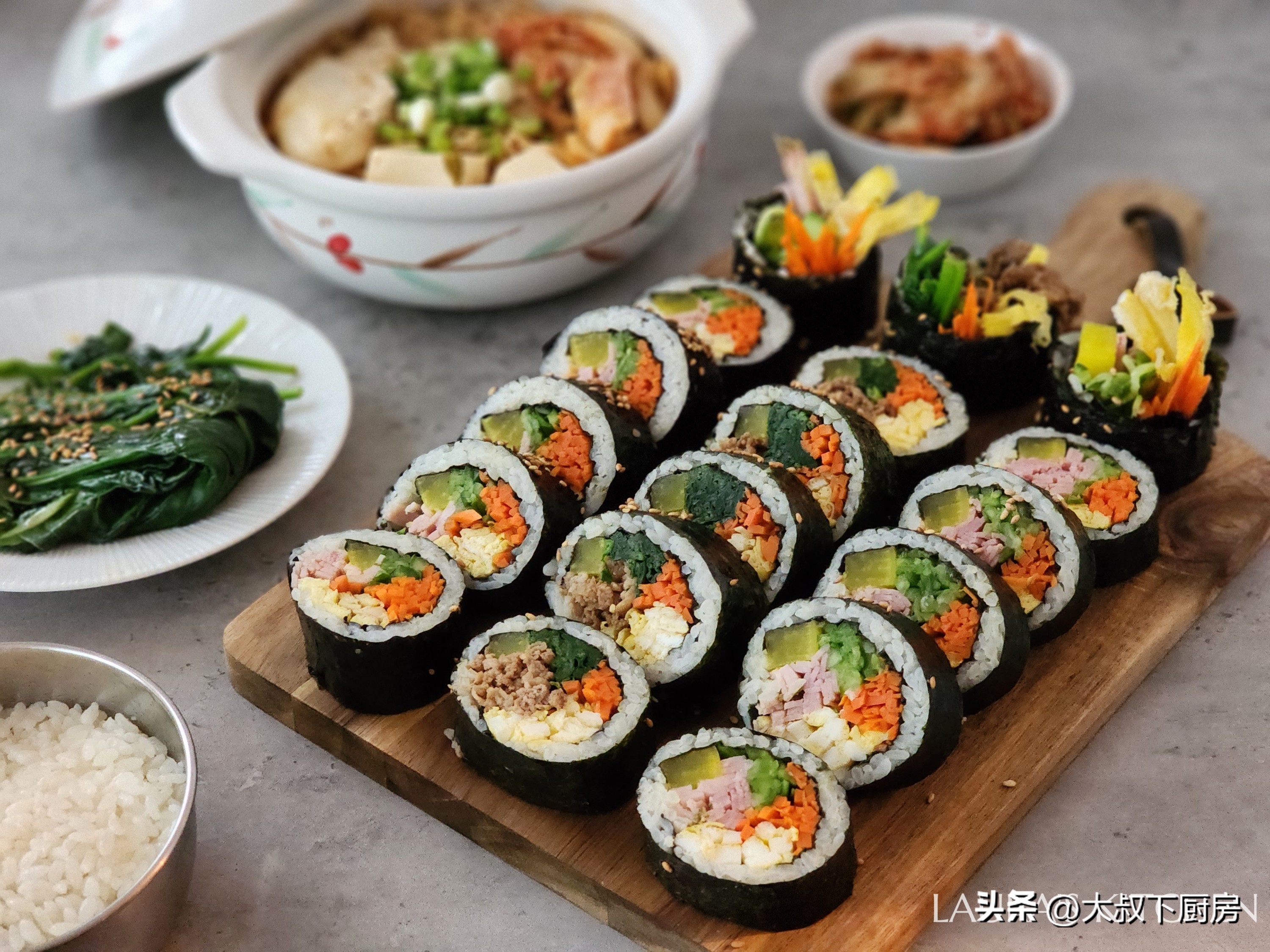 紫菜饭卷的做法家庭版,紫菜饭卷的做法和材料大全