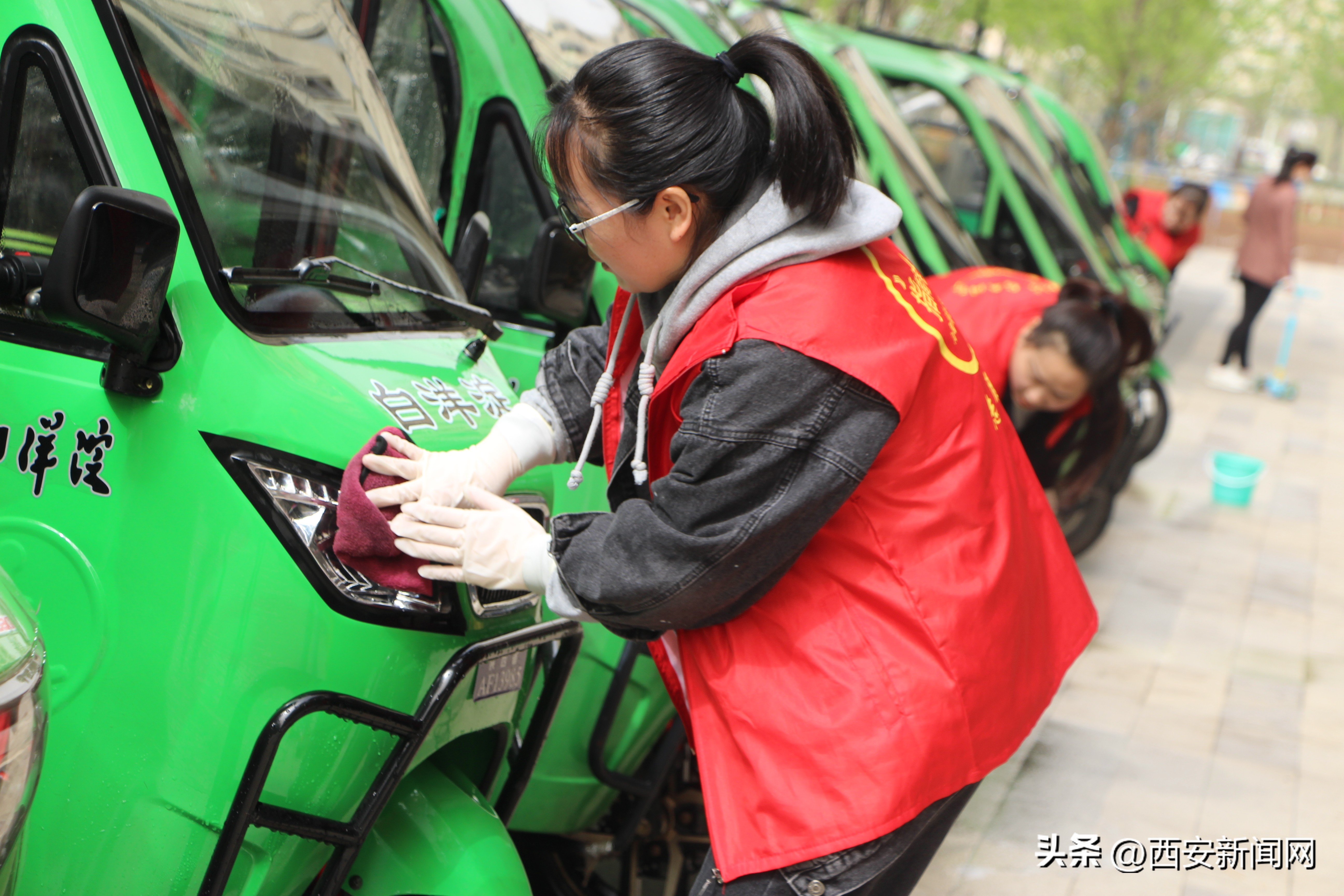 特殊人群专属“免费洗车店”全方位感受家门口的“微幸福”