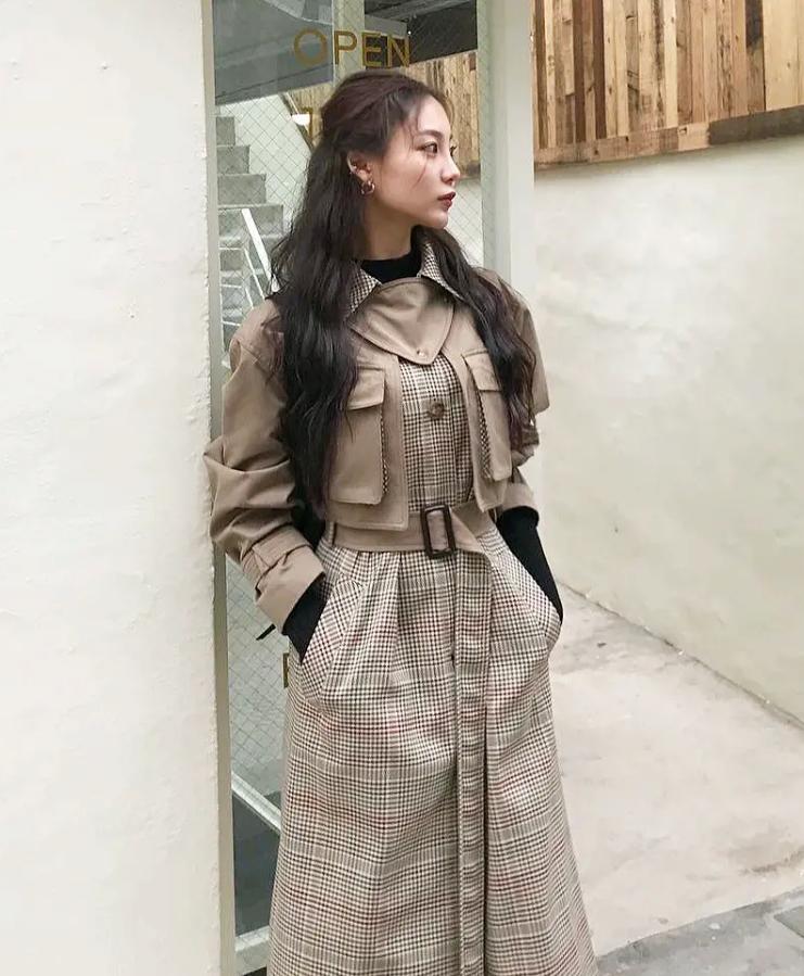 ins穿搭博主seohye高级清冷系可以把基础款穿得很高级